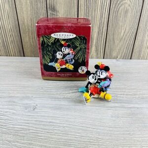 Vintage Hallmark 1997 Keepsake Ornament New Pair of Skates Mickey & Co